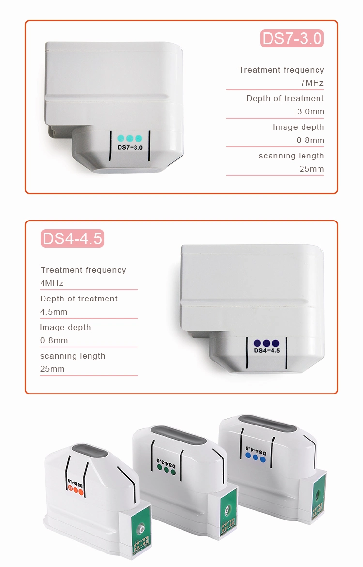 Face Lifting and Anti-Age High Intensity Focused Ultrasound Salon Machine Skin Care