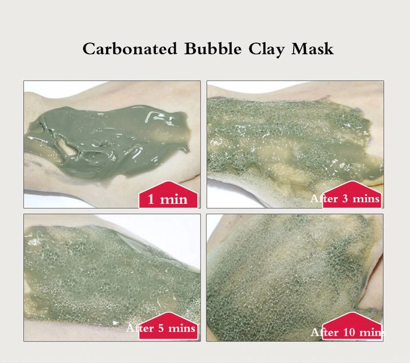 Deep Pore Milky Piggy Carbonated Bubble Facial Aloe Vera Clay Face Care