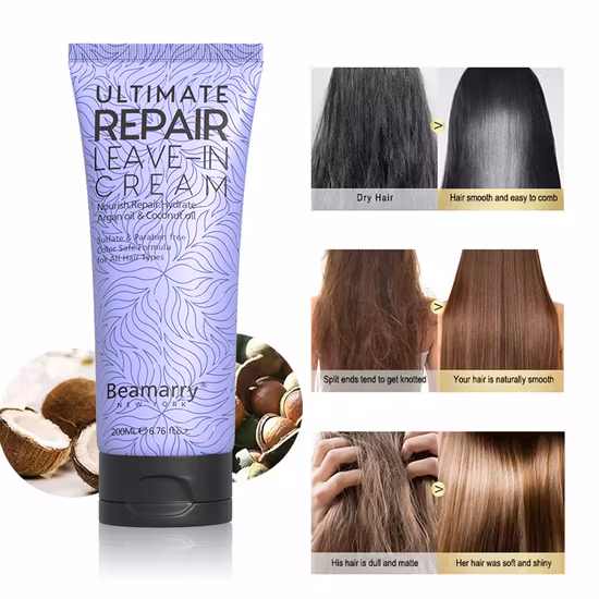 Несмываемый крем-кондиционер OEM Professional Hair Care для поврежденных вьющихся волос